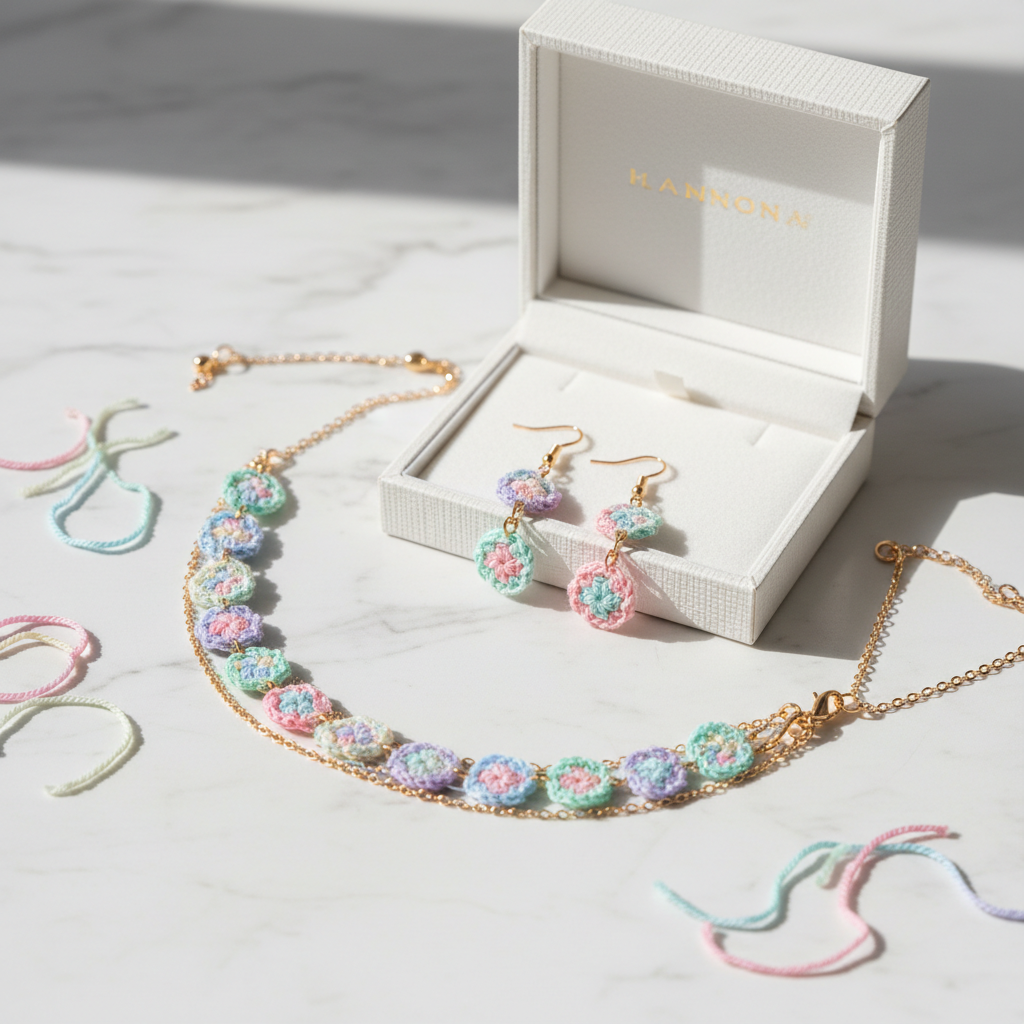 Granny Square Crochet Gift Box